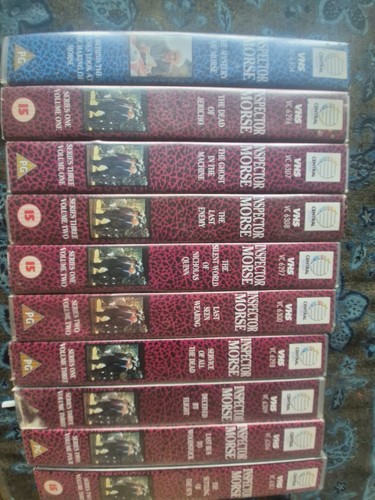 Inspector morse vhs bundle - vhs,