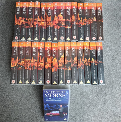 Inspector morse vhs tape 33 - morse, 1-33